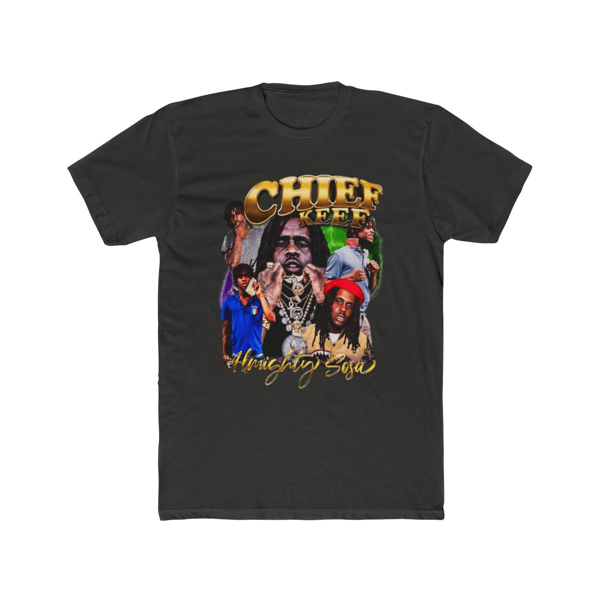 Retro Chief Keef Rap Vintage 90s Graphic T Shirt Chiraq Rap Hip Hop O Block Sout - alternate angle 5, merchandise