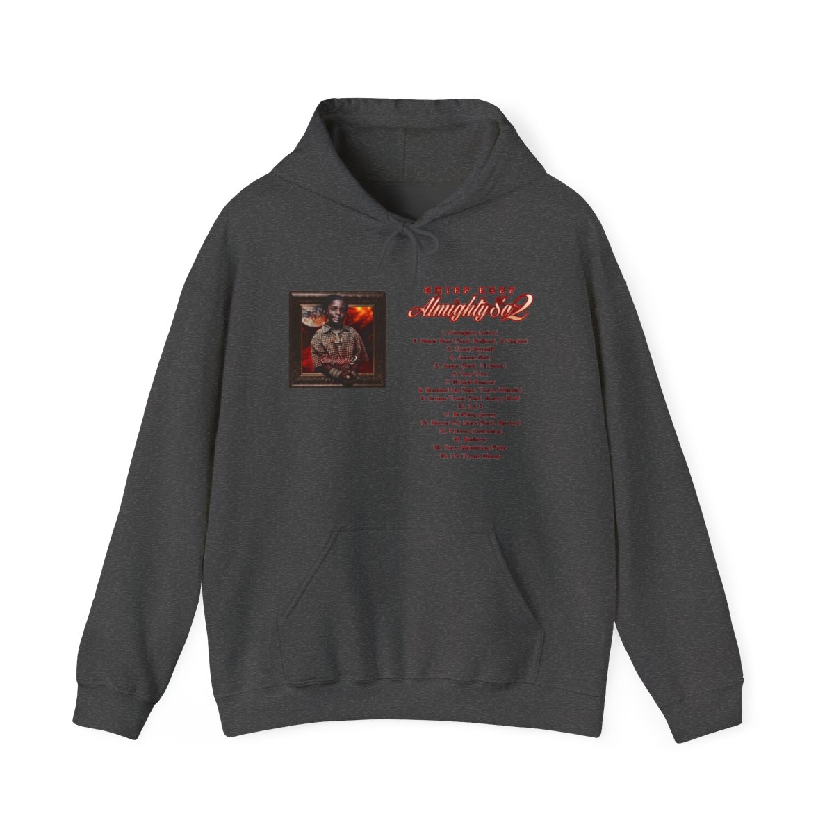 Chief Keef Almighty So 2 Album Merch Hoodie Pockets Drawstring Hooded Hoodie Fashion Clothing