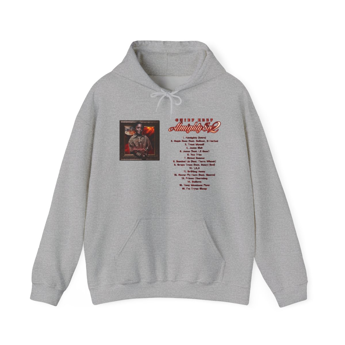Chief Keef Almighty So 2 Album Merch Hoodie Pockets Drawstring Hooded Hoodie Fashion Clothing - Official Hoodies merchandise