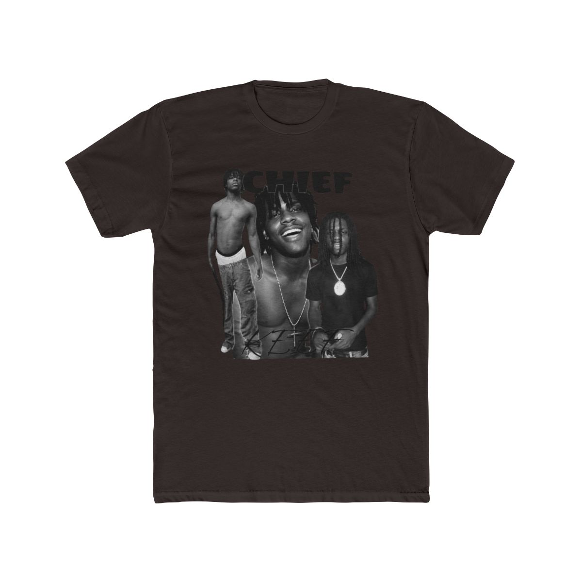 Chief Keef Singer Music T Shirt,, Size: Small, White - alternate angle 3, merchandise