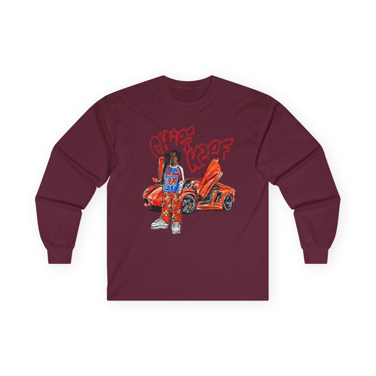 Chief Keef T Shirt Rapper Music, Long Sleeve, long sleeve, and - alternate angle 4, merchandise