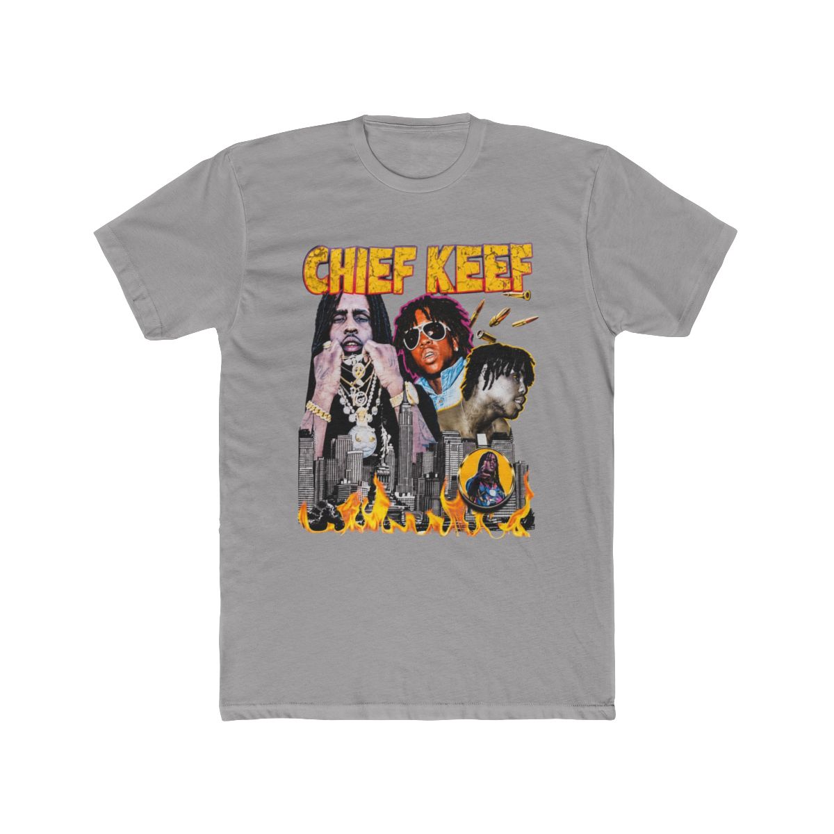 Chief Keef Retro Rap Vintage 90s Graphic T Shirt Chicago Rap Hip Hop O Block, R - Official T-Shirts merchandise