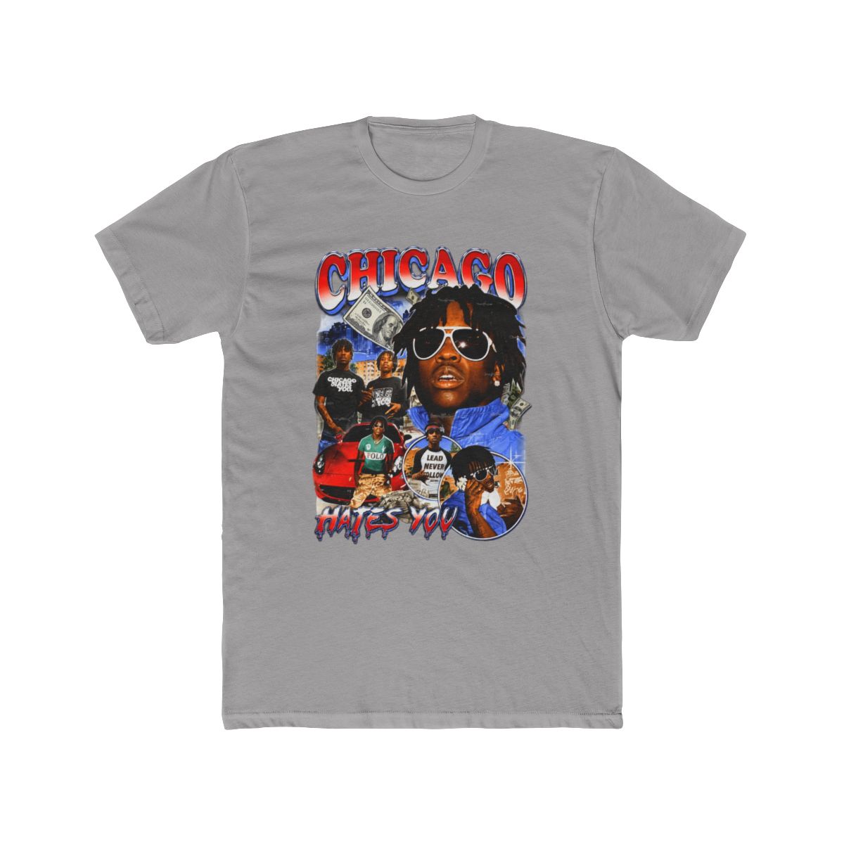 Chief Keef Chicago Hates You Graphic T Shirt Hip Hop Rap Streetwear Tee - Official T-Shirts merchandise