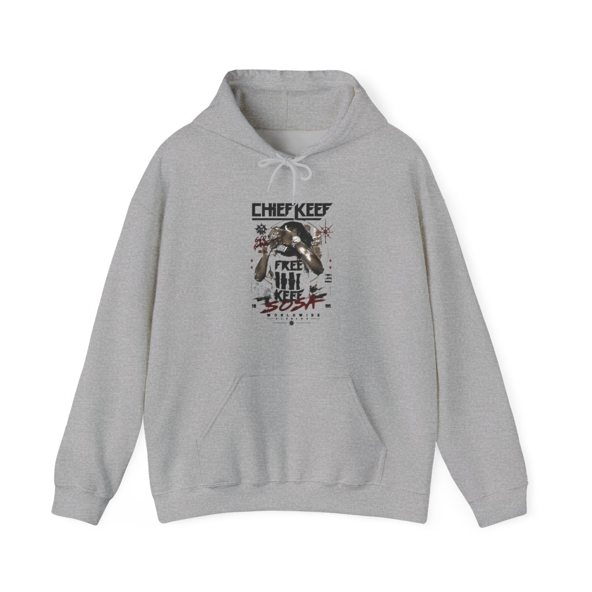 Chief Keef Free Keef Sosa Worldwide Glo Gang shirt, hoodie, sweater, long sleeve and Hoodie - alternate angle 2, merchandise