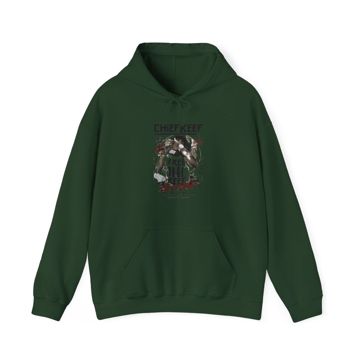Chief Keef Free Keef Sosa Worldwide Glo Gang shirt, hoodie, sweater, long sleeve and Hoodie - alternate angle 5, merchandise